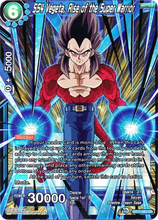 SS4 Vegeta, Rise of the Super Warrior (BT11-052) [Vermilion Bloodline] | Dragon's Lair Comics and Fantasy Houston TX