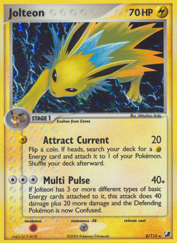 Jolteon (8/115) [EX: Unseen Forces] | Dragon's Lair Comics and Fantasy Houston TX