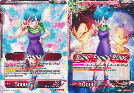 Bulma // Bulma, Familial Bonds (BT8-001) [Malicious Machinations] | Dragon's Lair Comics and Fantasy Houston TX