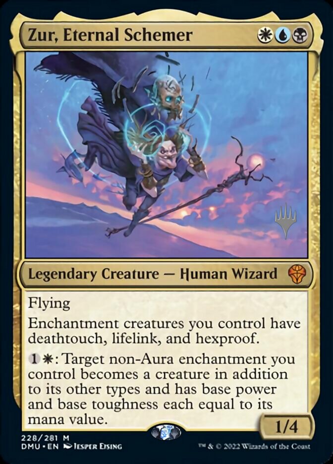 Zur, Eternal Schemer (Promo Pack) [Dominaria United Promos] | Dragon's Lair Comics and Fantasy Houston TX