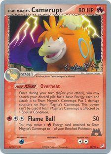 Team Magma's Camerupt (19/95) (Magma Spirit - Tsuguyoshi Yamato) [World Championships 2004] | Dragon's Lair Comics and Fantasy Houston TX