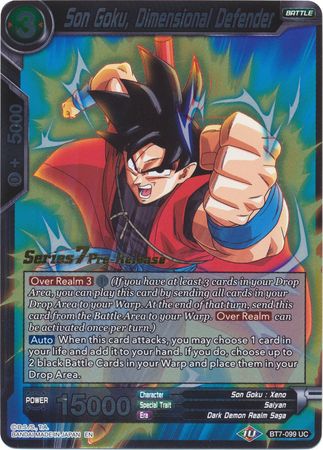 Son Goku, Dimensional Defender (BT7-099_PR) [Assault of the Saiyans Prerelease Promos] | Dragon's Lair Comics and Fantasy Houston TX