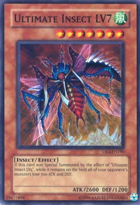 Ultimate Insect LV7 [DR3-EN190] Super Rare | Dragon's Lair Comics and Fantasy Houston TX