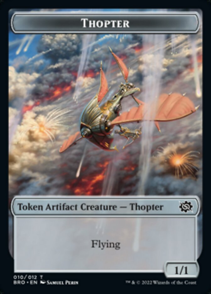 Thopter // Construct (005) Double-Sided Token [The Brothers' War Tokens] | Dragon's Lair Comics and Fantasy Houston TX