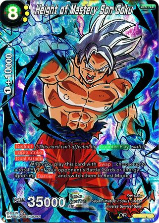 Height of Mastery Son Goku (SPR) (BT4-075) [Colossal Warfare] | Dragon's Lair Comics and Fantasy Houston TX