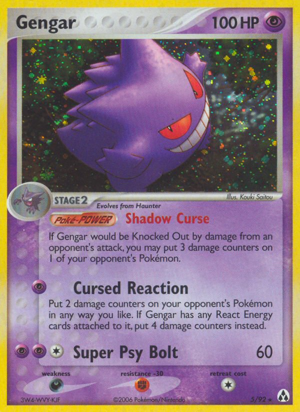 Gengar (5/92) [EX: Legend Maker] | Dragon's Lair Comics and Fantasy Houston TX