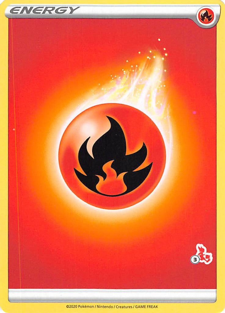 Fire Energy (Cinderace Stamp #3) [Battle Academy 2022] | Dragon's Lair Comics and Fantasy Houston TX