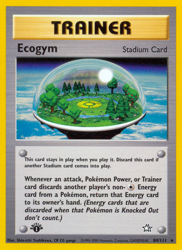 Ecogym (84/111) [Neo Genesis 1st Edition] | Dragon's Lair Comics and Fantasy Houston TX