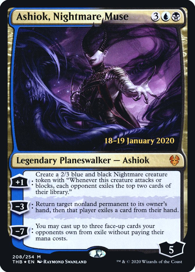 Ashiok, Nightmare Muse [Theros Beyond Death Prerelease Promos] | Dragon's Lair Comics and Fantasy Houston TX