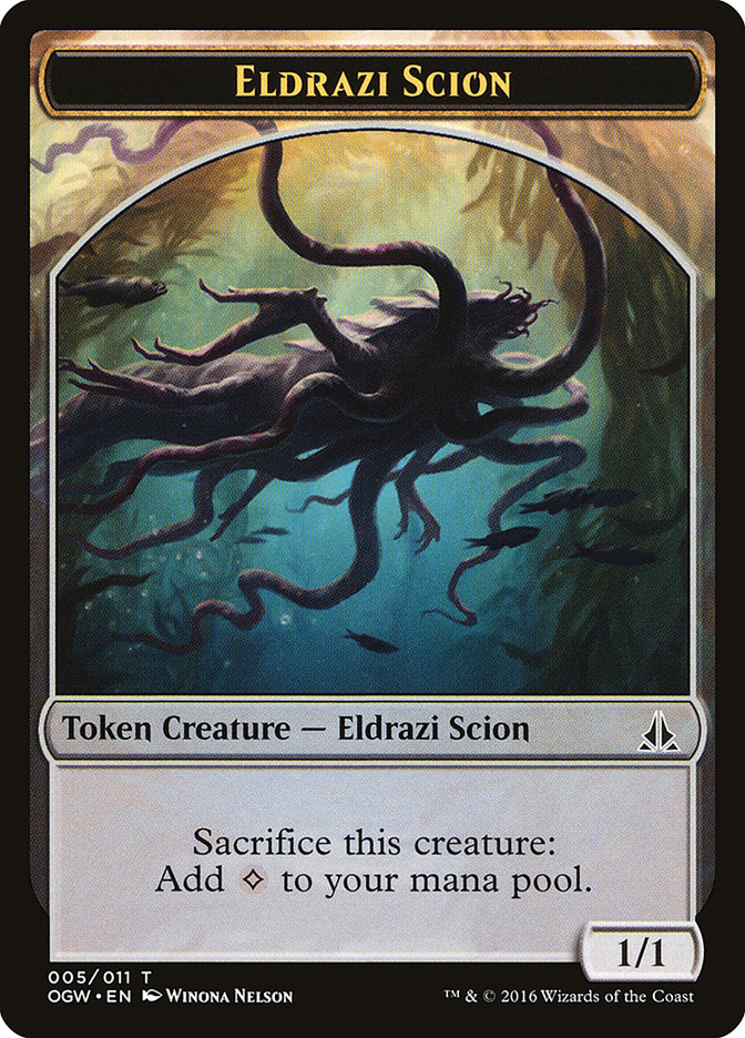 Eldrazi Scion Token (005/011) [Oath of the Gatewatch Tokens] | Dragon's Lair Comics and Fantasy Houston TX