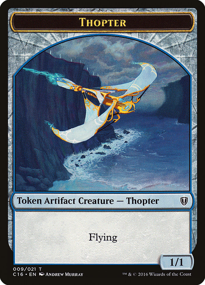 Goat // Thopter Double-Sided Token [Commander 2016 Tokens] | Dragon's Lair Comics and Fantasy Houston TX