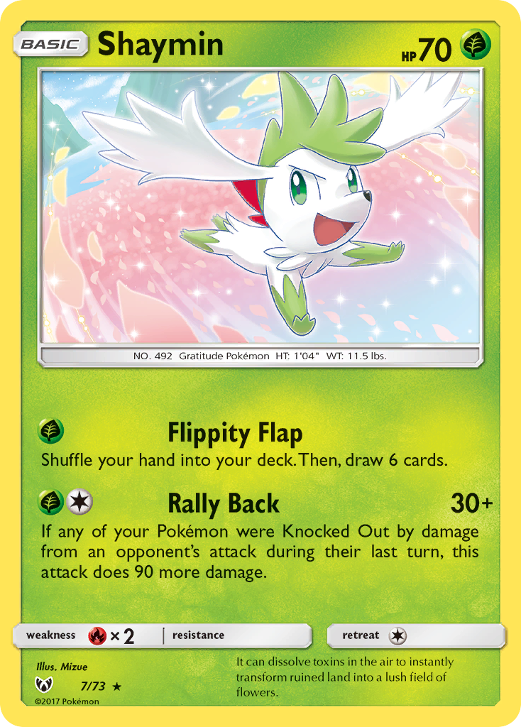 Shaymin (7/73) [Sun & Moon: Shining Legends] | Dragon's Lair Comics and Fantasy Houston TX