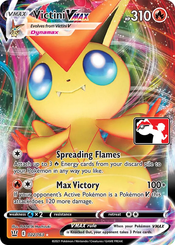 Victini VMAX (022/163) [Prize Pack Series One] | Dragon's Lair Comics and Fantasy Houston TX