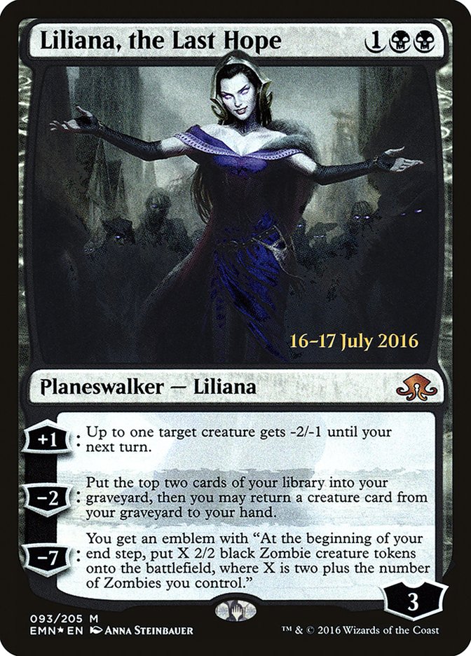 Liliana, the Last Hope [Eldritch Moon Prerelease Promos] | Dragon's Lair Comics and Fantasy Houston TX