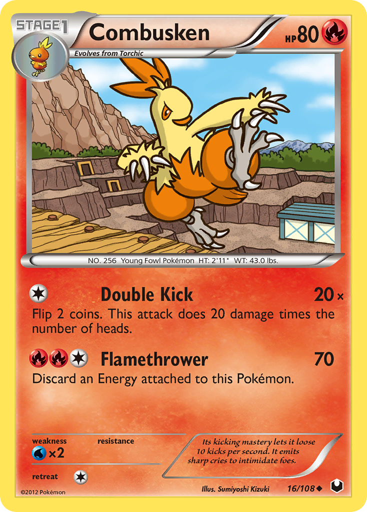 Combusken (16/108) [Black & White: Dark Explorers] | Dragon's Lair Comics and Fantasy Houston TX