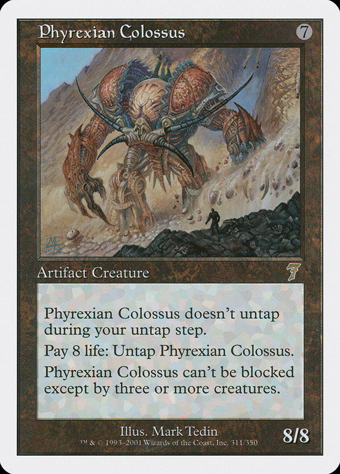 Phyrexian Colossus [Seventh Edition] | Dragon's Lair Comics and Fantasy Houston TX