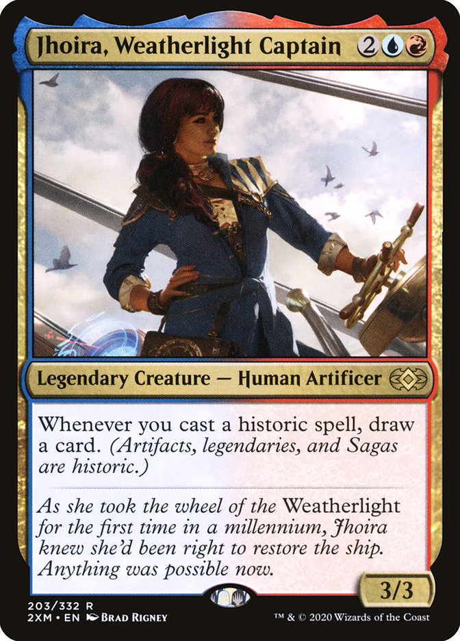 Jhoira, Weatherlight Captain [Double Masters] | Dragon's Lair Comics and Fantasy Houston TX