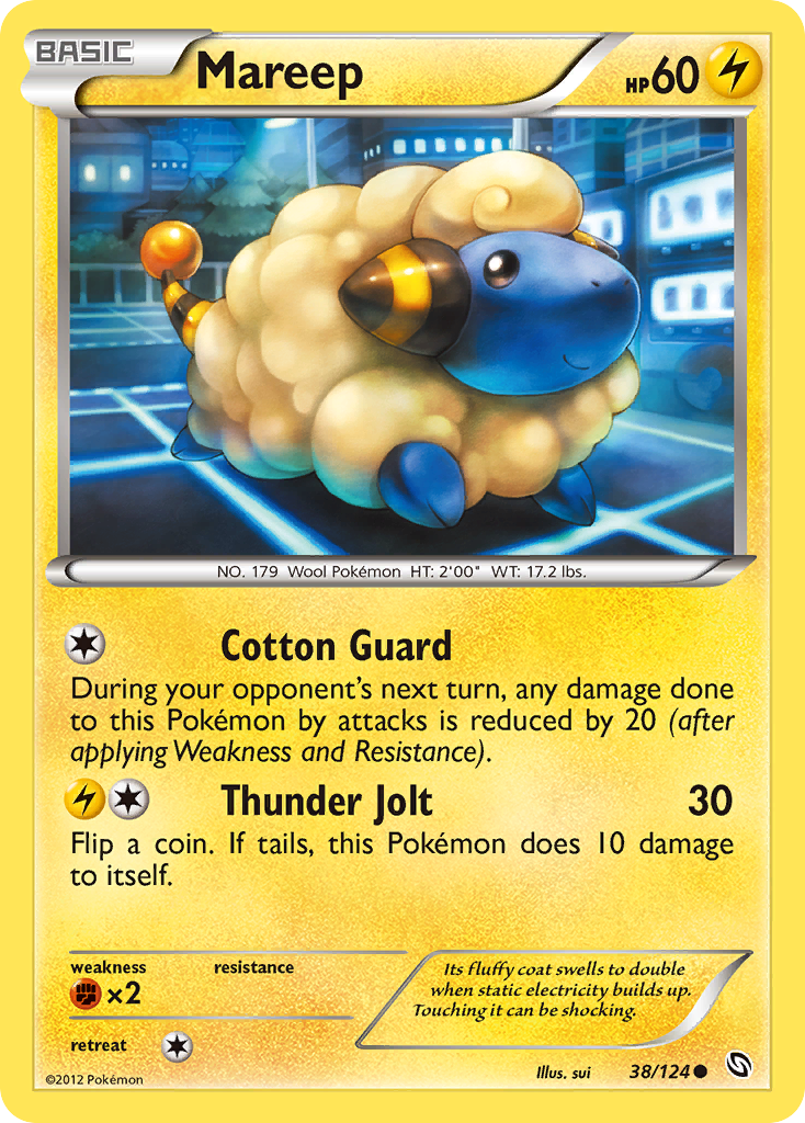 Mareep (38/124) [Black & White: Dragons Exalted] | Dragon's Lair Comics and Fantasy Houston TX