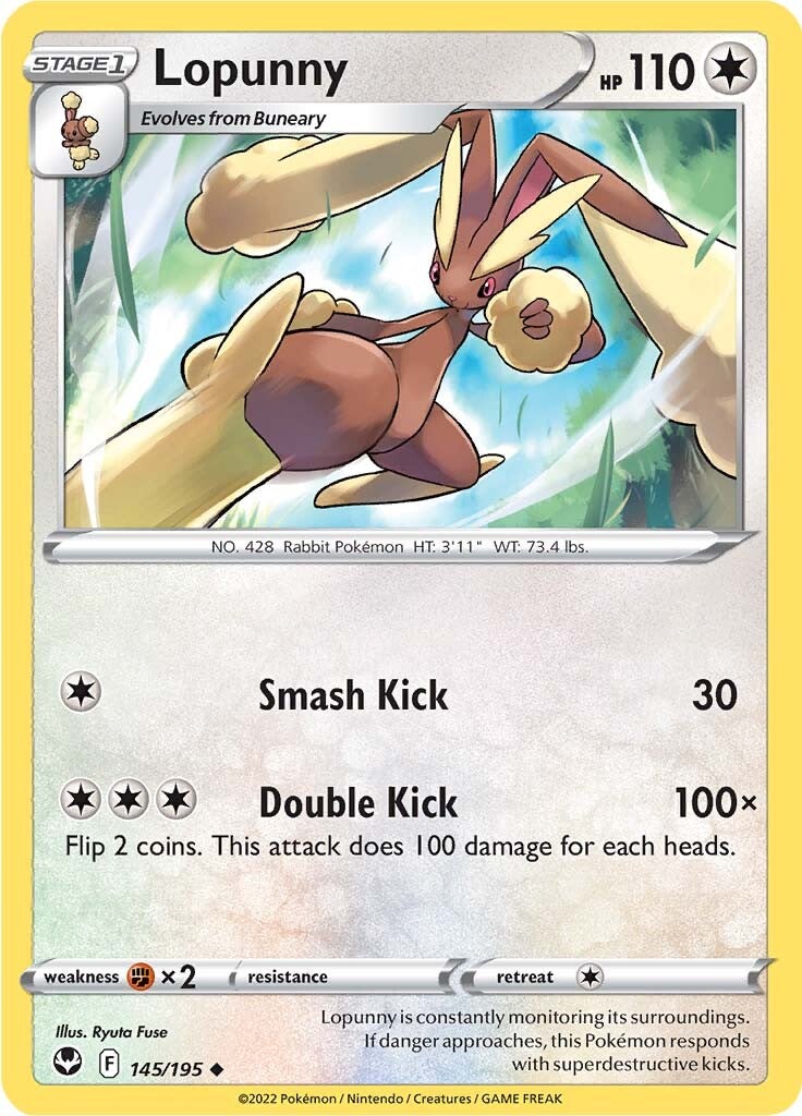 Lopunny (145/195) [Sword & Shield: Silver Tempest] | Dragon's Lair Comics and Fantasy Houston TX