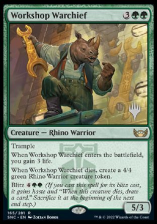 Workshop Warchief (Promo Pack) [Streets of New Capenna Promos] | Dragon's Lair Comics and Fantasy Houston TX