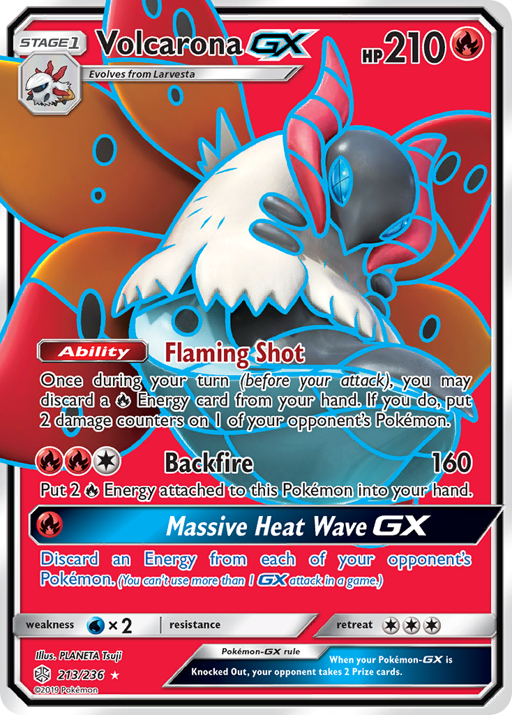 Volcarona GX (213/236) [Sun & Moon: Cosmic Eclipse] | Dragon's Lair Comics and Fantasy Houston TX