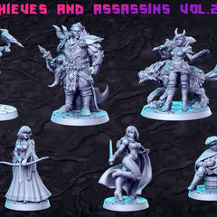 Dragon's Lair Printed Mini: Thieves and Assassins Set | Dragon's Lair Comics and Fantasy Houston TX