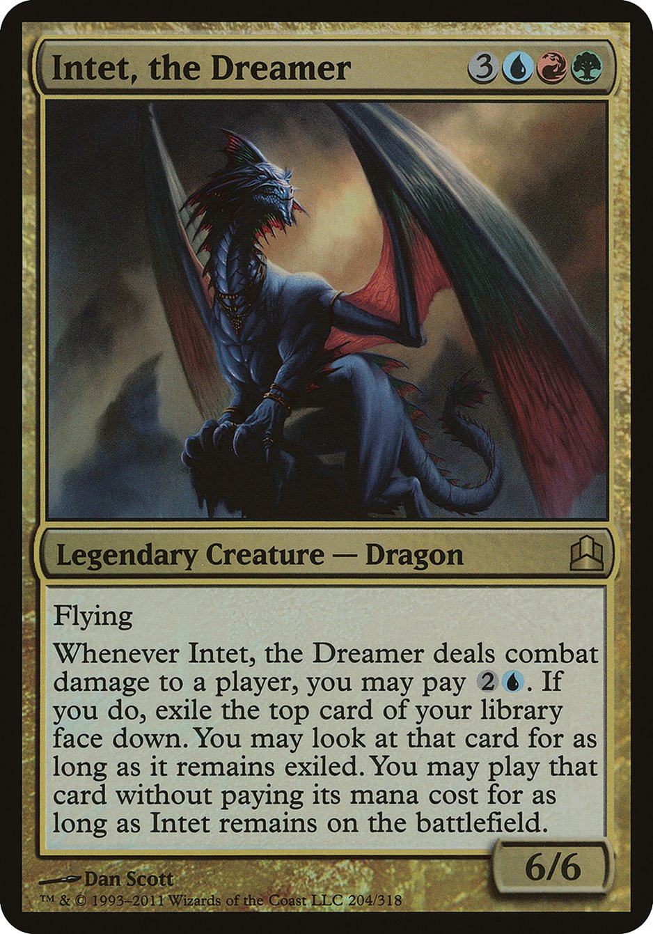 Intet, the Dreamer (Oversized) [Commander 2011 Oversized] | Dragon's Lair Comics and Fantasy Houston TX