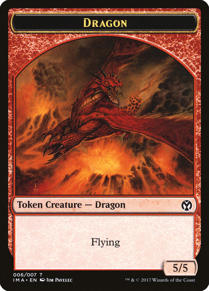 Dragon Token (006/007) [Iconic Masters Tokens] | Dragon's Lair Comics and Fantasy Houston TX