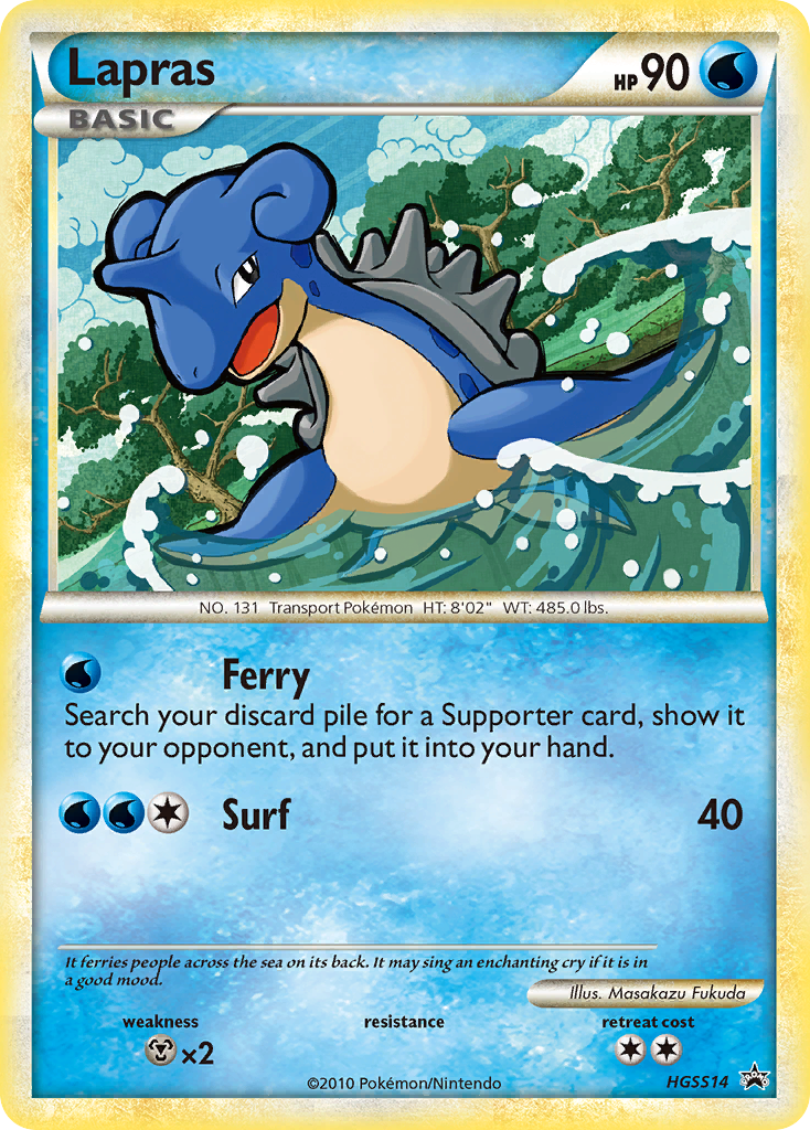 Lapras (HGSS14) [HeartGold & SoulSilver: Black Star Promos] | Dragon's Lair Comics and Fantasy Houston TX