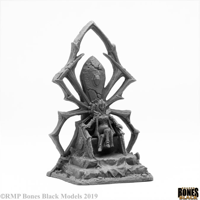 Reaper Bones Black: Dark Elf Queen on Throne | Dragon's Lair Comics and Fantasy Houston TX