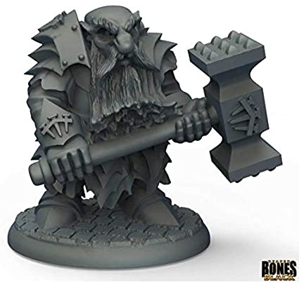 Reaper Bones Black: Dark Dwarf Pounder | Dragon's Lair Comics and Fantasy Houston TX