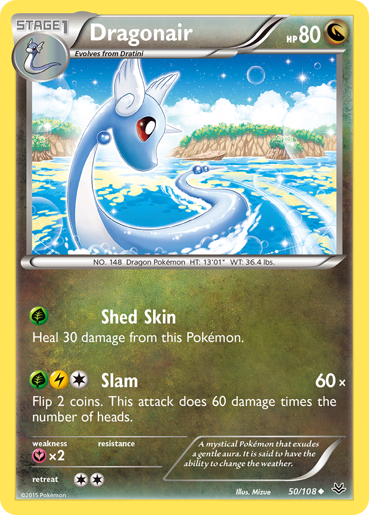 Dragonair (50/108) [XY: Roaring Skies] | Dragon's Lair Comics and Fantasy Houston TX