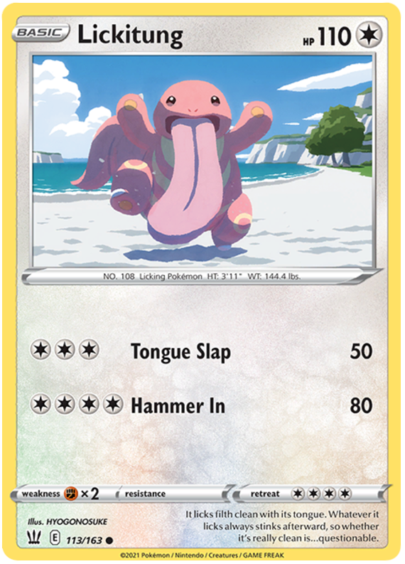 Lickitung (113/163) [Sword & Shield: Battle Styles] | Dragon's Lair Comics and Fantasy Houston TX