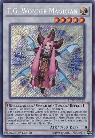 T.G. Wonder Magician [LC5D-EN213] Secret Rare | Dragon's Lair Comics and Fantasy Houston TX