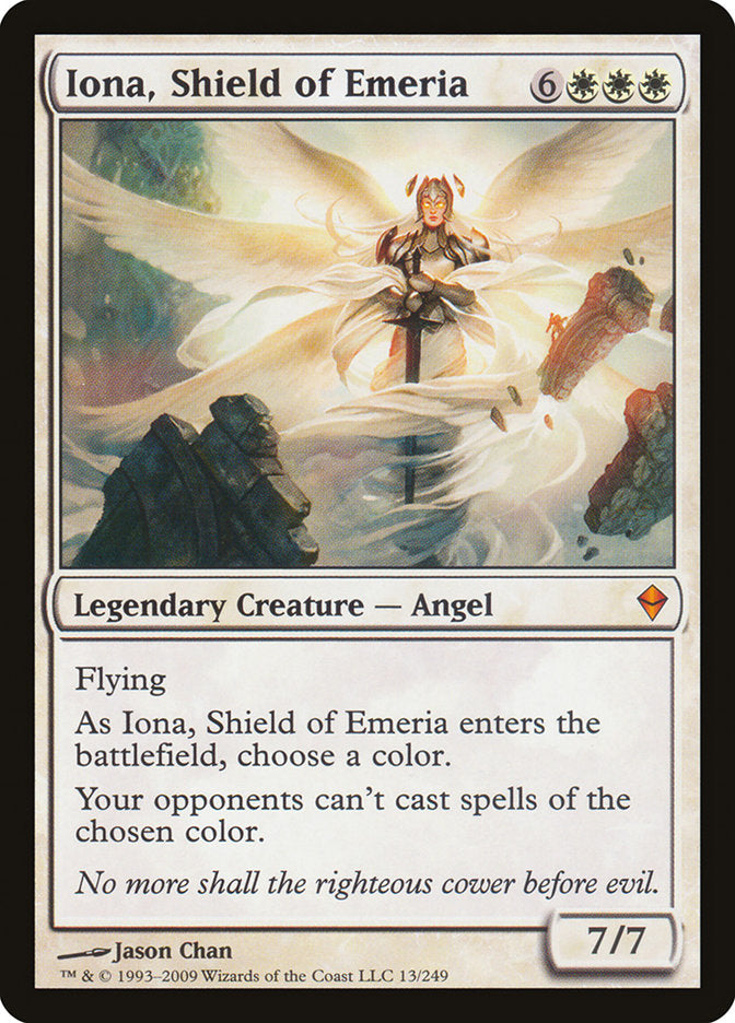 Iona, Shield of Emeria [Zendikar] | Dragon's Lair Comics and Fantasy Houston TX