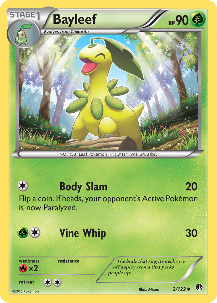 Bayleef (2/122) [XY: BREAKpoint] | Dragon's Lair Comics and Fantasy Houston TX