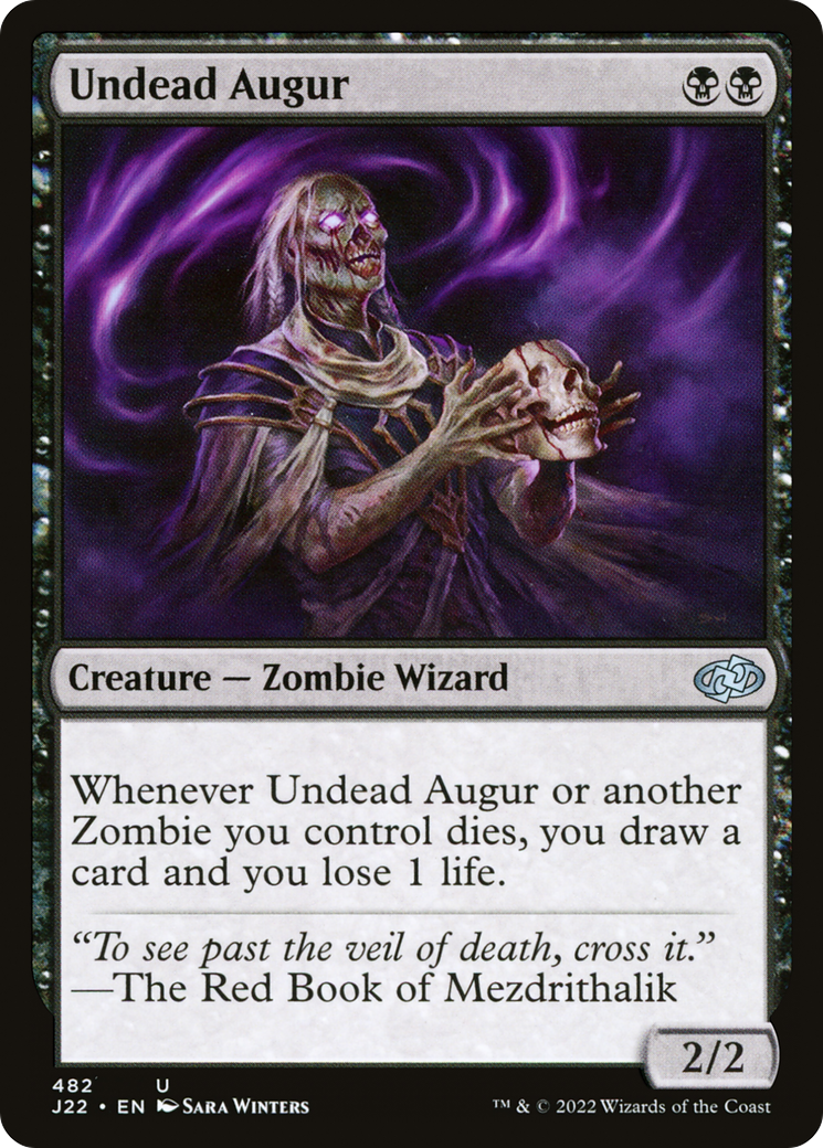 Undead Augur [Jumpstart 2022] | Dragon's Lair Comics and Fantasy Houston TX