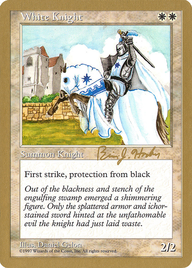 White Knight (Brian Hacker) [World Championship Decks 1998] | Dragon's Lair Comics and Fantasy Houston TX