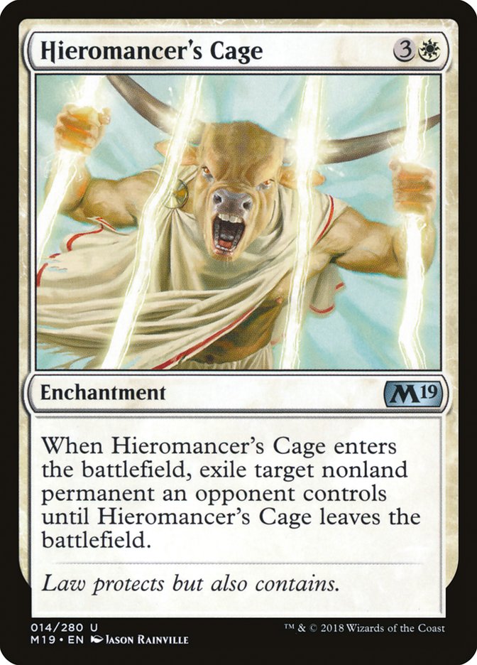 Hieromancer's Cage [Core Set 2019] | Dragon's Lair Comics and Fantasy Houston TX