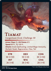 Tiamat Art Card [Dungeons & Dragons: Adventures in the Forgotten Realms Art Series] | Dragon's Lair Comics and Fantasy Houston TX