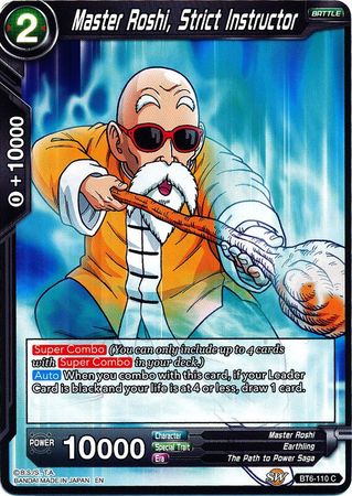 Master Roshi, Strict Instructor (BT6-110) [Destroyer Kings] | Dragon's Lair Comics and Fantasy Houston TX