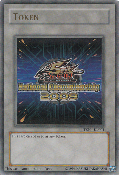 Yu-Gi-Oh 5D's 2009 National Championship Token [TKN4-EN001] Ultra Rare | Dragon's Lair Comics and Fantasy Houston TX