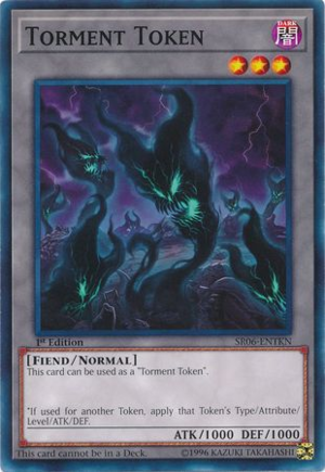 Torment Token [SR06-ENTKN] Common | Dragon's Lair Comics and Fantasy Houston TX