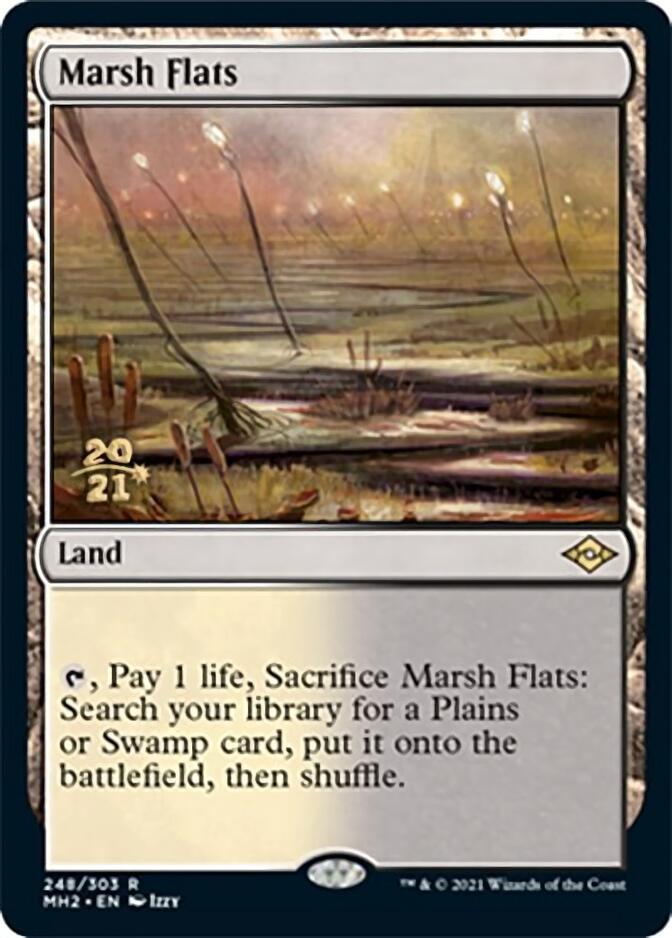 Marsh Flats [Modern Horizons 2 Prerelease Promos] | Dragon's Lair Comics and Fantasy Houston TX