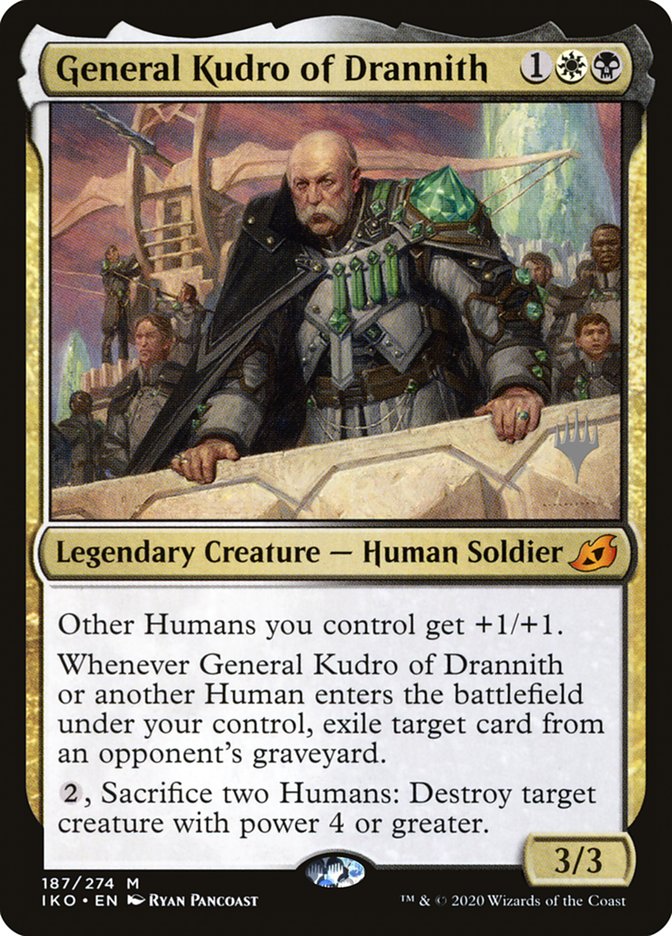 General Kudro of Drannith (Promo Pack) [Ikoria: Lair of Behemoths Promos] | Dragon's Lair Comics and Fantasy Houston TX