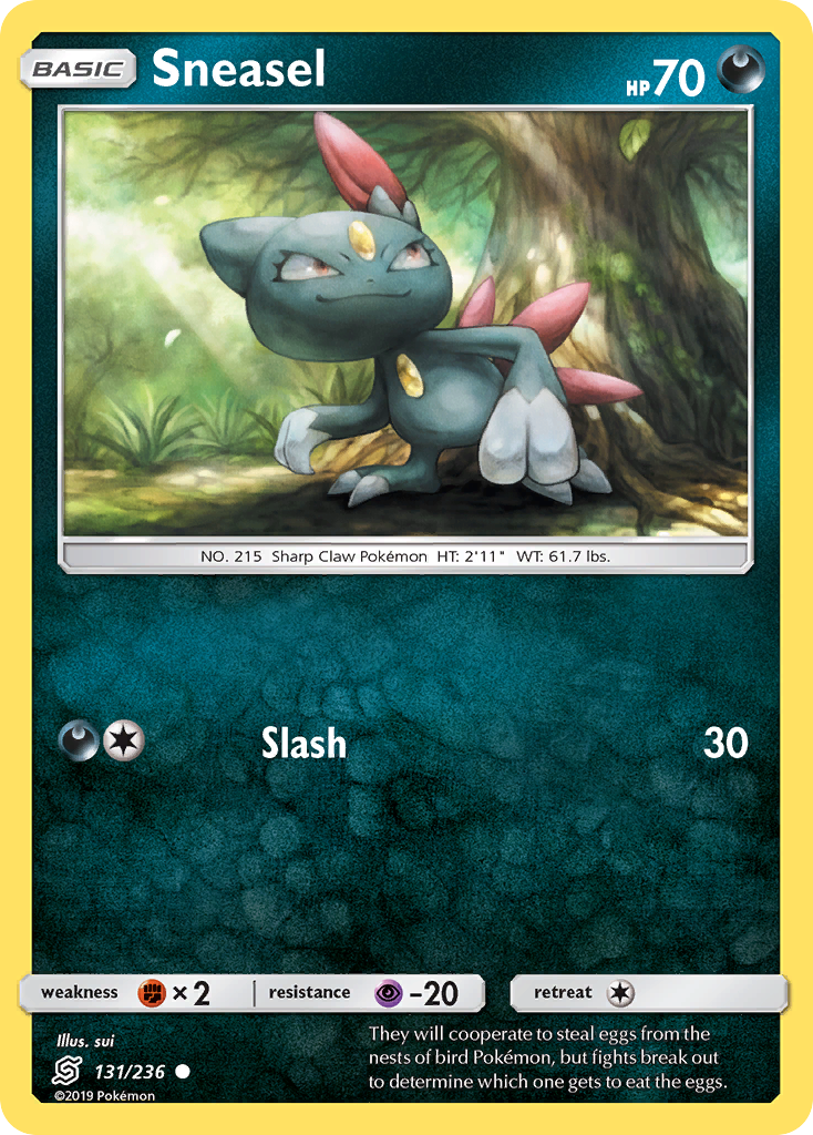 Sneasel (131/236) [Sun & Moon: Unified Minds] | Dragon's Lair Comics and Fantasy Houston TX