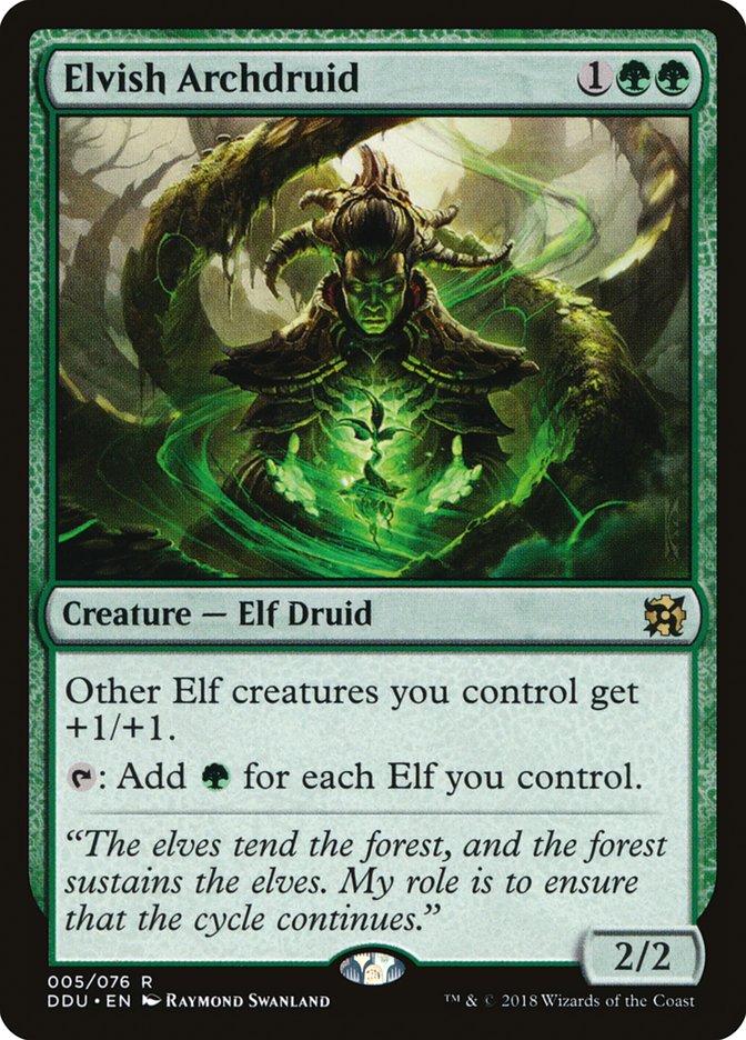 Elvish Archdruid [Duel Decks: Elves vs. Inventors] | Dragon's Lair Comics and Fantasy Houston TX