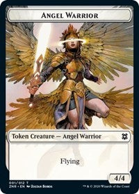 Angel Warrior // Insect Double-Sided Token [Zendikar Rising Tokens] | Dragon's Lair Comics and Fantasy Houston TX