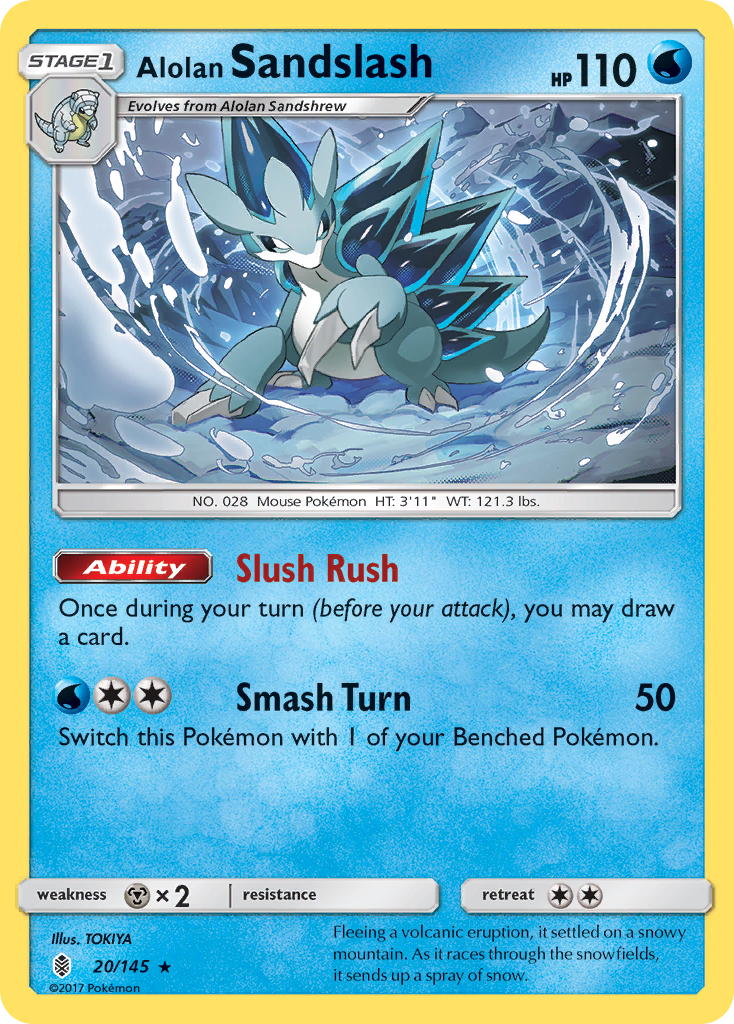 Alolan Sandslash (20/145) [Sun & Moon: Guardians Rising] | Dragon's Lair Comics and Fantasy Houston TX