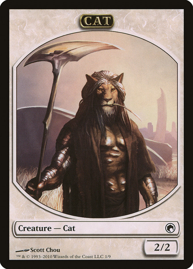 Cat Token [Scars of Mirrodin Tokens] | Dragon's Lair Comics and Fantasy Houston TX